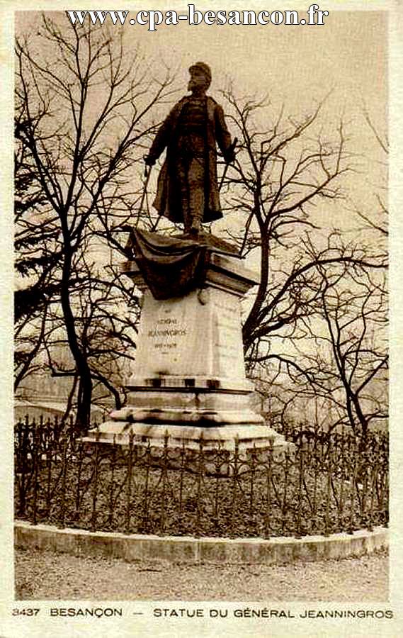 3437 BESANÇON - STATUE DU GÉNÉRAL JEANNINGROS